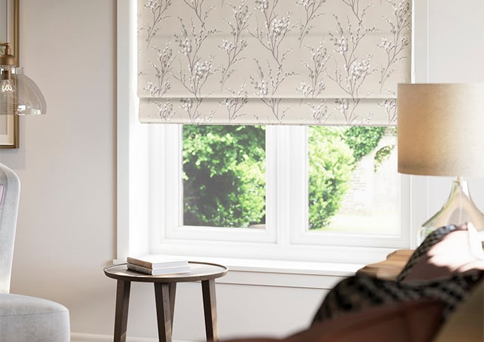 Laura Ashley Pussy Willow, Natural - Twist&Fit Roman Blind - Image 5